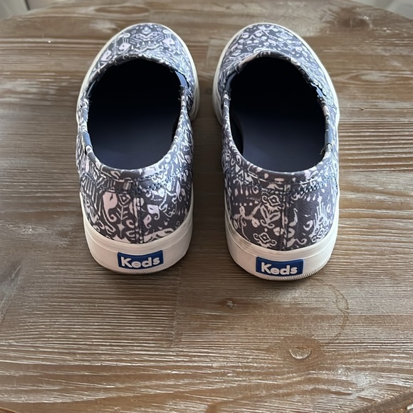 Keds Double Decker Blue Mosaic Slip On Sneaker - Picture 8 of 11